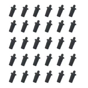 FDXGYH 30pcs 캐비닛 도어 수리 핀 댐퍼 교체 플라스틱 셔터 스프링 적재 가구 피팅 블랙