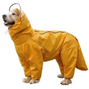 전신 비옷 대형견 레인코트 강아지 우의 우비 리트리버