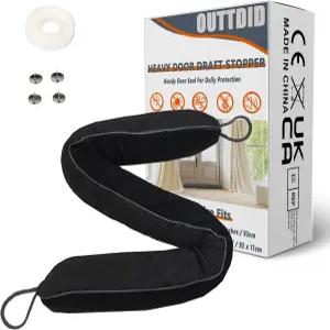 도어 드래프트 스토퍼 길이 36인치 x 폭 4인치 소음 차단기에 가중치 적용 하단 씰 및 공기 가드 절약