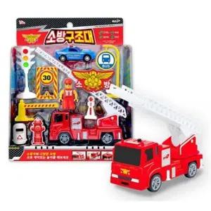 ( )어린이 소방차 구조대 자동차 장난감 미니카 모형