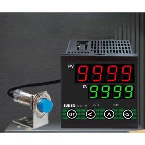 적외선 디지털 카운터기 계수기 숫 기 체크 측정기 (단일 센서 상한/하한 감지 회전) P71 공장 계수 측정 벨트 자동