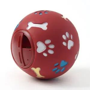 ( )쥬쥬 강아지 간식 장난감공14cm 레드