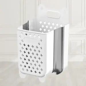 가벼운 화장실 수납 무타공 아기 빨래통 장난감