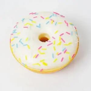 ( )모형 도넛 베이커리 장식 도너츠 화이트 스퀴시 장난감 말랑 촉감 소품 데코용