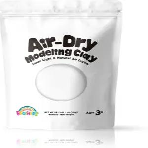 사고 스 화이트 에어 드라이 클레이 7 모델링 슈퍼 소프트 및 초경량 성형 32세 리필 선물 공예 키트