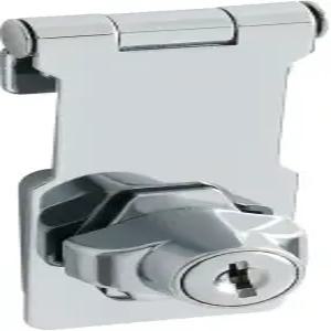 앨리스 키드 해스프 잠금장치 3인치 안전 팩록 크롬