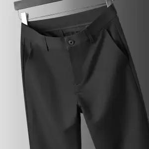 픽호샵 남성용 팬츠 면 여름 일자 슬랙스 통기성 통 얇은 쿨링 키작남 꾹2