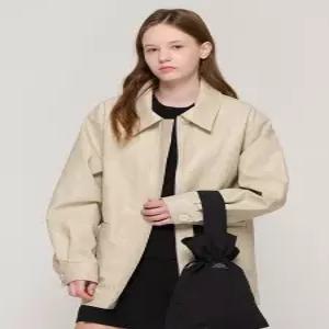 [로아드로아]드로우 스트링 미니 버킷백 (블랙)