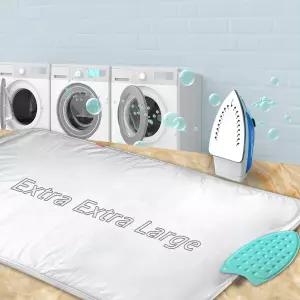 다림질 매트 두꺼운 32x55 인치 담요 패드 양면 내열 사용한 초대형 테이블 상판 조리대 등