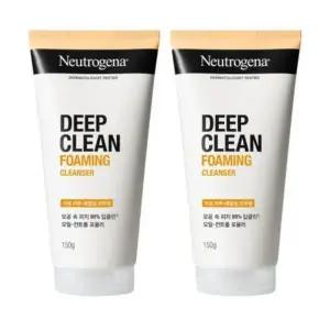 뉴트로지나 딥클린 포밍 클렌저 150g x2개