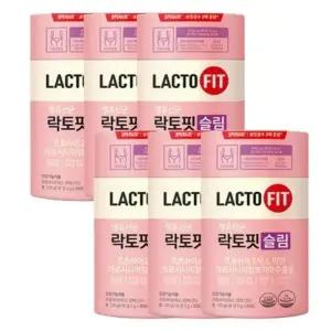 종근당건강 락토핏 슬림 생유산균 60포, 6개