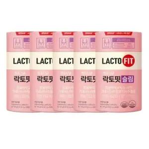 종근당건강 락토핏 슬림 생유산균 60포, 5개