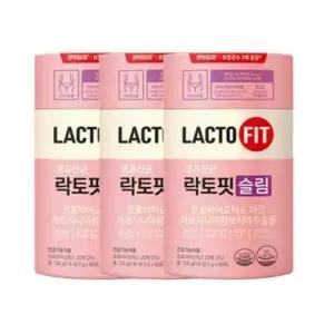 종근당건강 락토핏 슬림 생유산균 프로바이오틱스 60포, 3개