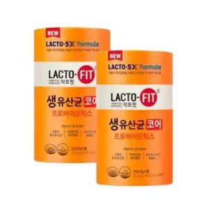 종근당건강 락토핏 코어 생유산균 프로바이오틱스 60포, 2개