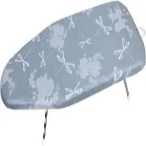 두꺼운 펠트 패딩 내열 커버 스테인리스 스틸 다리가 있는 듀이 12인치 x 29인치 테이블 상판 다림질 보드