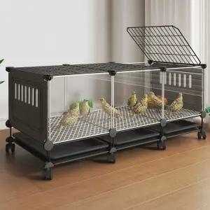 조립식 철제 병아리 만들기 야외 이동식 토끼장 철재