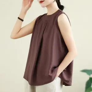 EAMT 여사친 하계 나시 마 민소매 티셔츠 YJ2