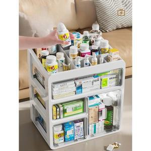 약수납정리함 투명 약상자 약통정리함 보관