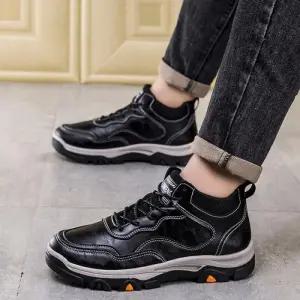 [베리슈]남성 타이어 밑창 기본안감 털안감 2가지 디자인 운동화 여름 겨울 방한 털운