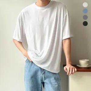 [아이에스이랩]쿨링 링클프리 아이스 스판 반팔 티셔츠 I2TS031