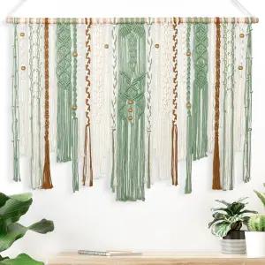 메이빈스 마크라임 벽 걸이 대형 아트 수제 태피스트리 보호 장식 홈 데코 거실 침실 아파트 기숙사 결혼식