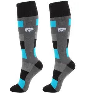 [티오][인슬로]사각무늬 스키 보드용 방한 양말 CA1394 폭신하고 따뜻한 양말