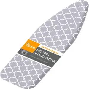 네콤 다림질 보드 커버 및 패드 표준 크기 15 x54 탄성 엣지 헤비 듀티 엑스트라 두꺼운 패딩 코튼 불에