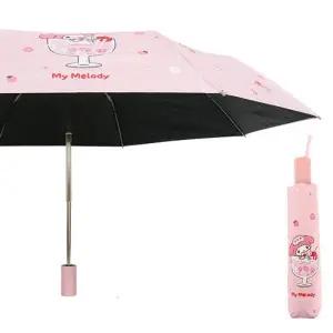 [오키즈]마이멜로디 3단 완전자동우산 [스파클링암막코팅-70090] [R0131]