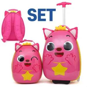 [오키즈]핑크퐁 캐리어백팩세트 [핑크퐁 PP050-16인치] [P0008]