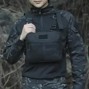 [옷자락]남자 세컨드 멀티 체스트백 캠핑 액티브 가방