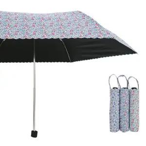 [오키즈]기라로쉬 3단 수동우양산-드롭플라워암막 60176 [R0158]