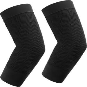 uxcell 1쌍 팔꿈치 압박 슬리브 테니스 엘보용 보호대 골퍼 지지 남성용
