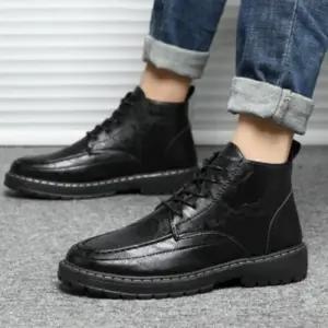 [옷자락]남자 부츠 발목 캐쥬얼 드레스업 키높이 마틴화 워커