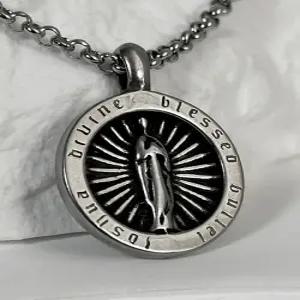 [블레스드 뷸렛]마리아 -II 체인 목걸이_빈티지실버