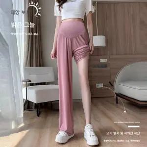 [행복사이소] 임산부바지 9부 시원한 원단 쿨소재 임부복 시원한소재 임산부요가복 조리원바지