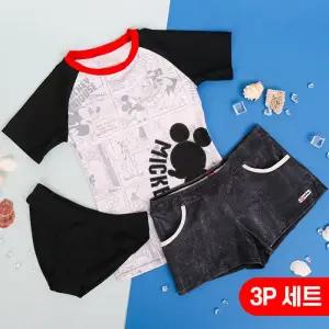 [오키즈]미키마우스 3피스 수영복 [DS1602] [Q0110]