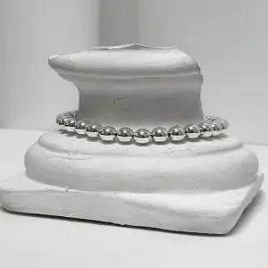 [블레스드 뷸렛]3mm 심플 실버 비즈 팔찌