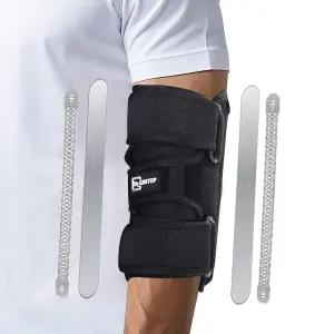 척골 신경 포획용 GINTOP 엘보우 브레이스 큐비탈 터널 건염 골퍼 테니스 버시티스 스트레인 관절염 왼쪽을