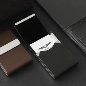 [옷자락]남자 검정 골져스 갈색 출장 카드 명함케이스 지갑