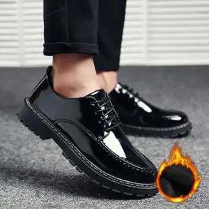 [옷자락]남자 FW 방한 알바 보온 클래식 애나멜 오피스룩 로퍼