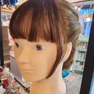 여성 앞머리 가발 위그