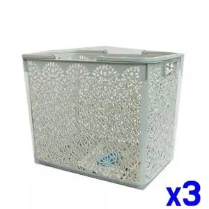 앤틱 세탁 바구니 x3개 세탁바구니 빨래바구니 빨래통