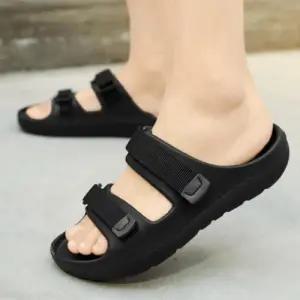 [다잇템]남자 여자 여행 바캉스 버클 경량 슬리퍼