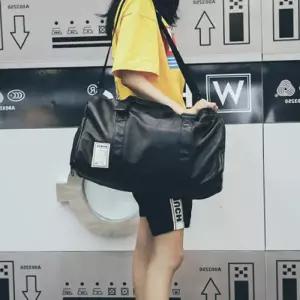 [옷자락]남자 여자 여행 스포츠 가방 신발보관 블랙 보스턴백