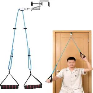JF노라이바 어깨 풀리 - 재활을 위한 조절 가능한 금속 도어 클램프 및 위