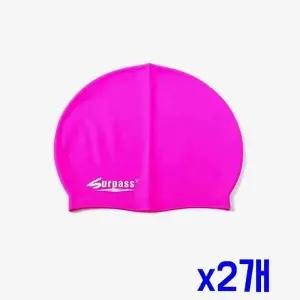 TBZ 실리콘 두피보호 밀착 수영모 2p세트(핑크) x2개