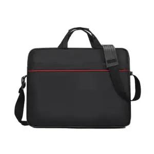 [옷자락]남녀공용 검정 출근룩 스퀘어 랩탑 클래식 크로스백