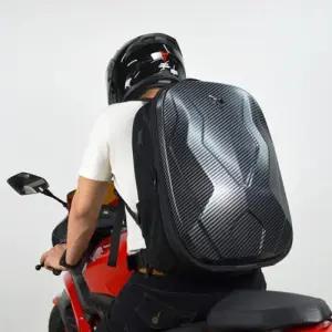 [옷자락]남자 백팩 하드쉘 바이크 액티브 자전거 배달 가방