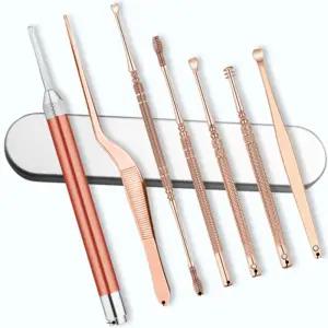 귀이개 7종세트 귀청소 귀파개 LED 귀지제거 핀셋 라이트 미용소품