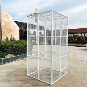 대형 철제 케이지 야외 철장 앵무새 날림장 이동식 앵무새장